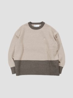 Bicolor knit BEIGE