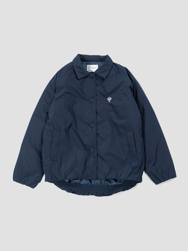 Soutien collar puff jacket NAVY | 鎌倉生まれのキーメモリー - KEY