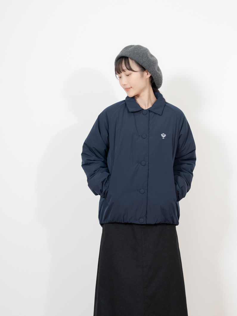 Soutien collar puff jacket NAVY | 鎌倉生まれのキーメモリー - KEY