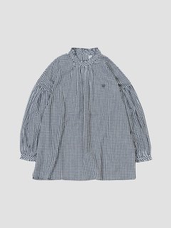 <img class='new_mark_img1' src='https://img.shop-pro.jp/img/new/icons1.gif' style='border:none;display:inline;margin:0px;padding:0px;width:auto;' />Gingham check blouse BLACK