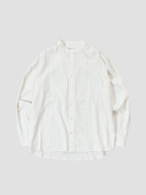 <img class='new_mark_img1' src='https://img.shop-pro.jp/img/new/icons1.gif' style='border:none;display:inline;margin:0px;padding:0px;width:auto;' />Linen bandcollar shirts WHST