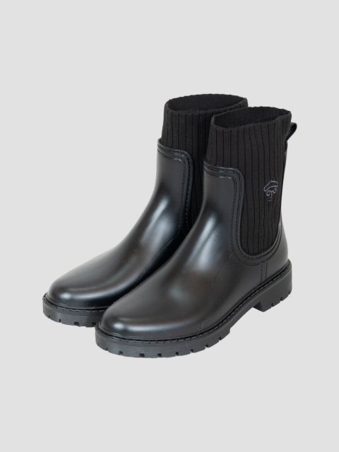 Side gore rain boots