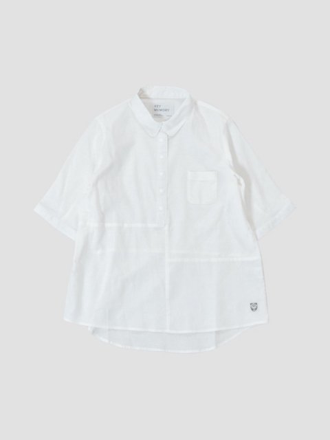Linen dolman shirts WHITE