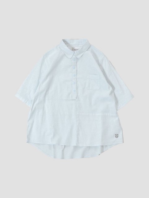 <img class='new_mark_img1' src='https://img.shop-pro.jp/img/new/icons13.gif' style='border:none;display:inline;margin:0px;padding:0px;width:auto;' />Linen dolman shirts BLUE