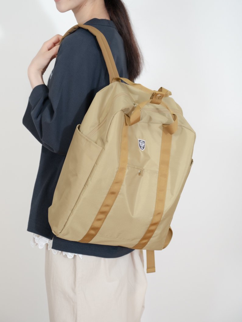 撥水リュック GREIGE | KEYMEMORY - KEY MEMORY Online Shop