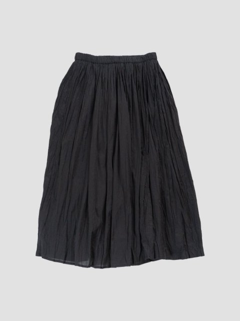 Crinkle skirt BLACK