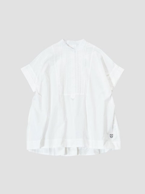 Pintuck blouse WHITE