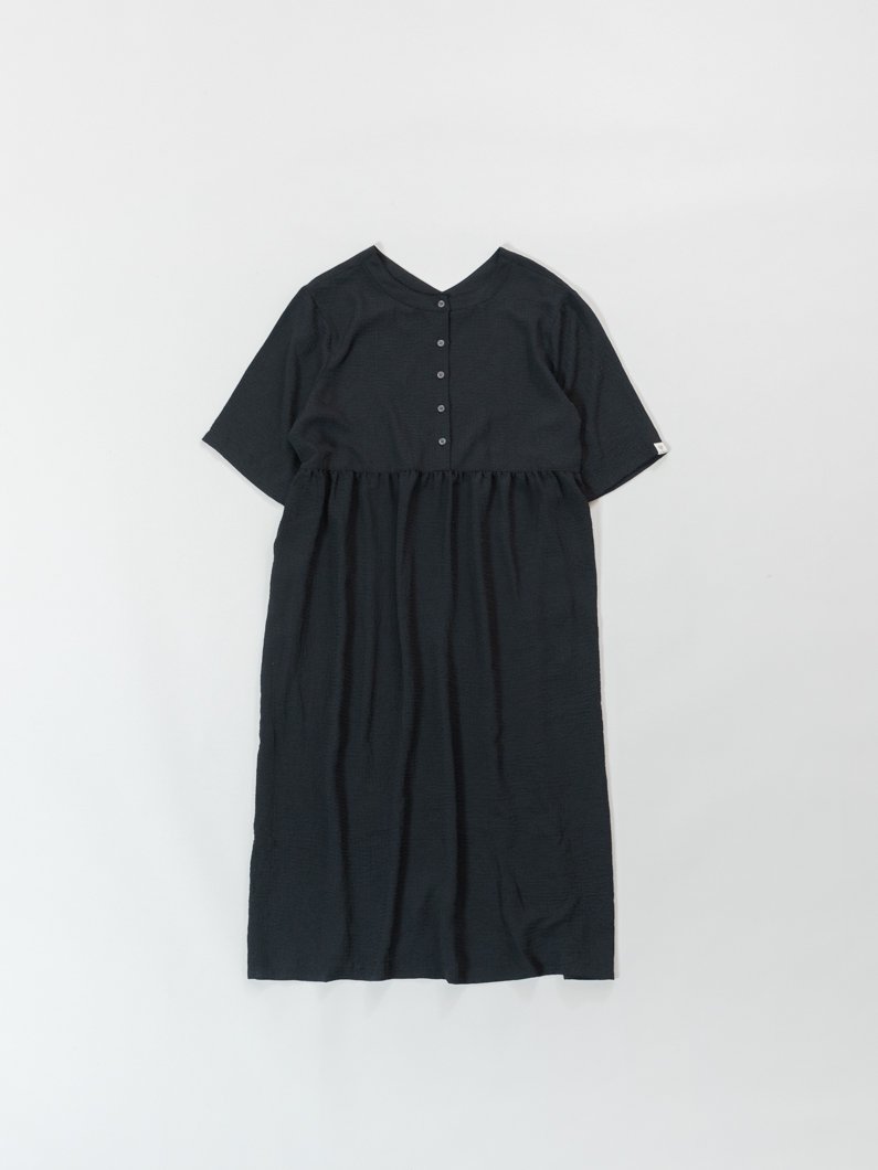 KEYMEMORY Vネック&Uネック 2way Dress | BLACK - KEY MEMORY