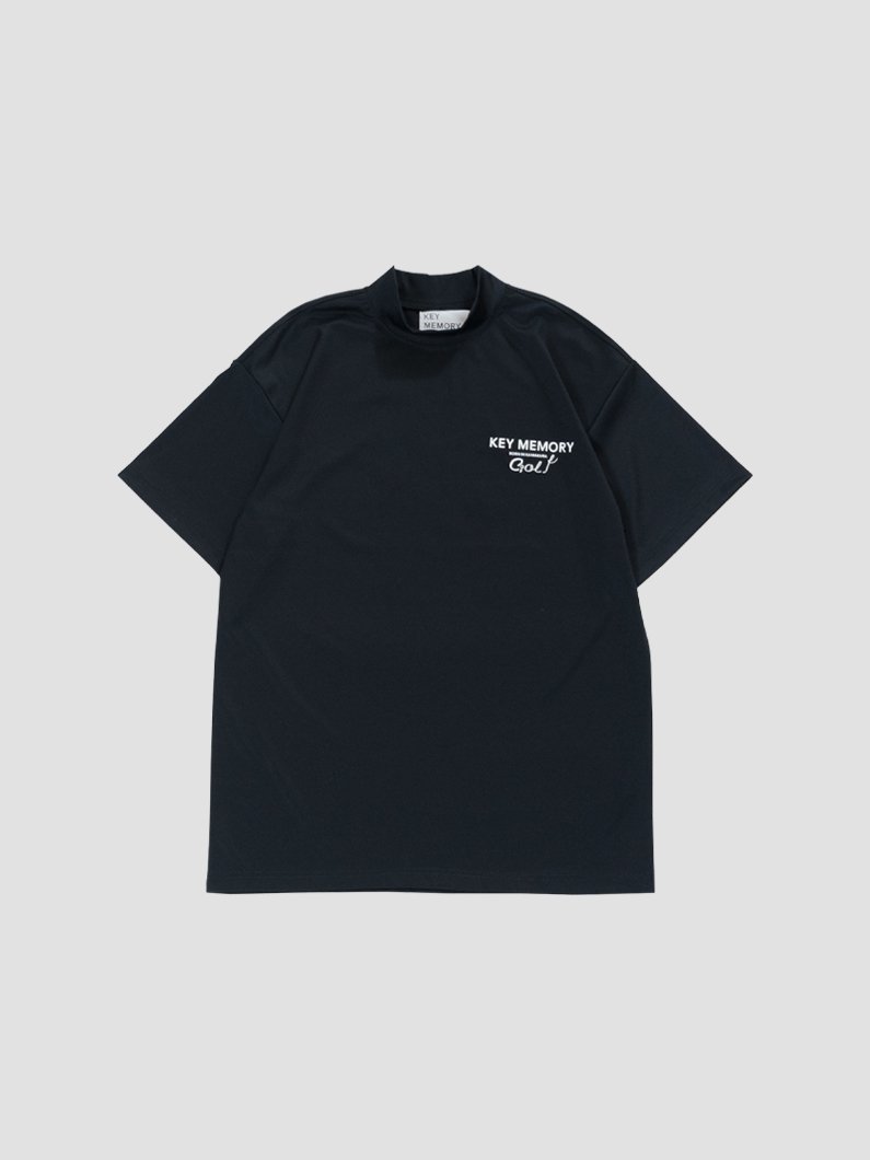 KEYMEMORYゴルフ|モックネックTシャツ|ブラック - KEY MEMORY Online