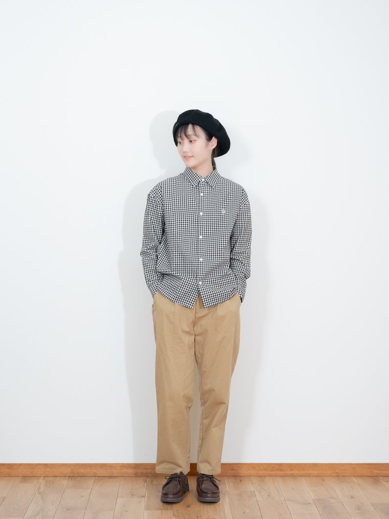 テクノパンツ ベージュ イージーワイドテクノPT – NO ID.