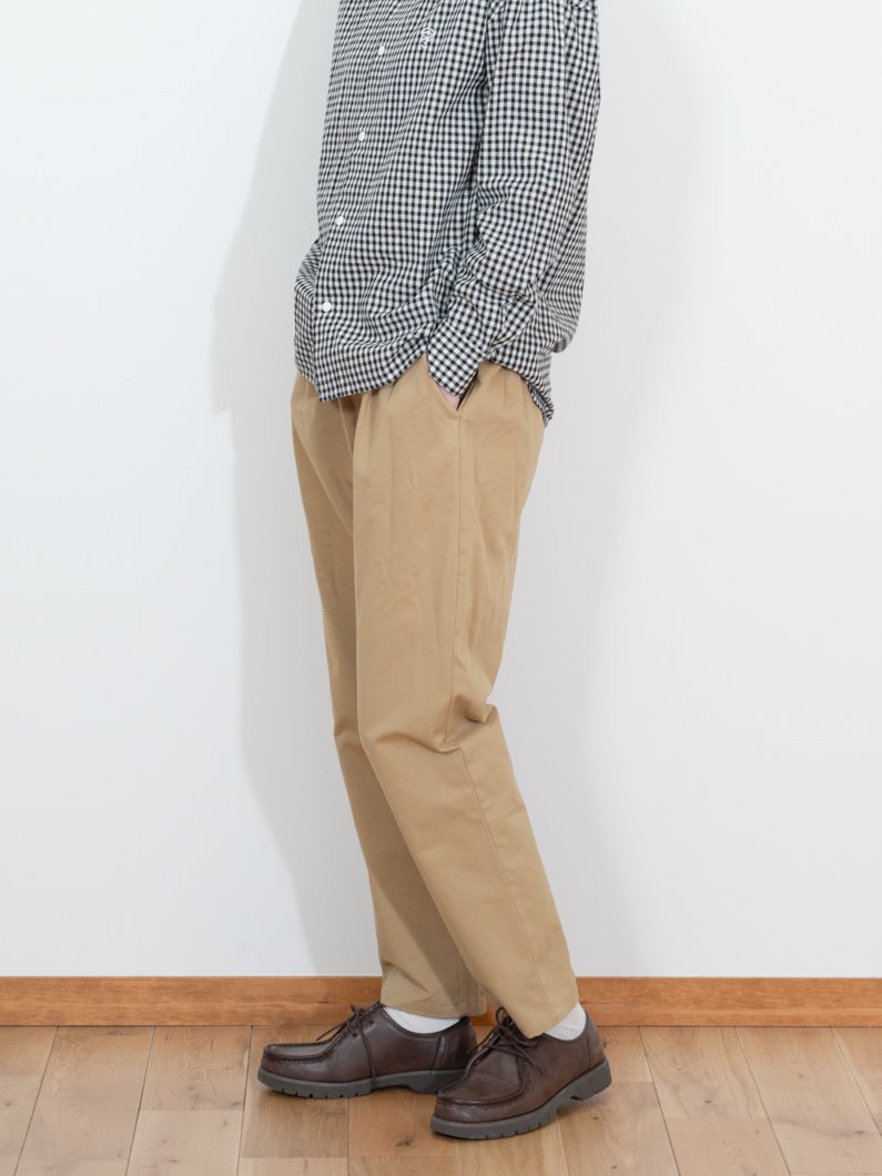 ohta beige pants ベージュパンツ 29ss チノパン カジュアル wjk - banana chino pants / バナナチノパン / ベージュ 【wjk