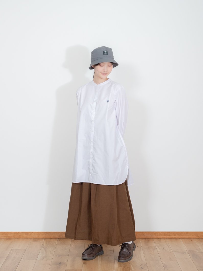 Band collar tunic | WHITE - KEY MEMORY Online Shop｜鎌倉