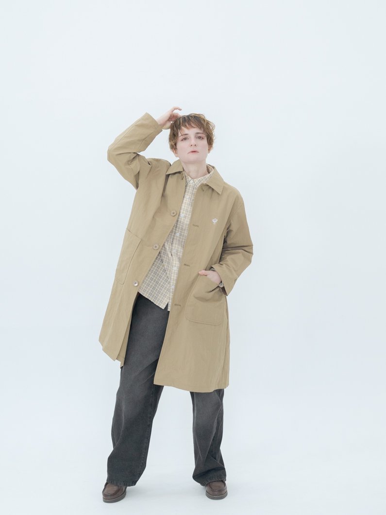 Nylon soutien collar coat | MOCA - KEY MEMORY Online Shop｜鎌倉