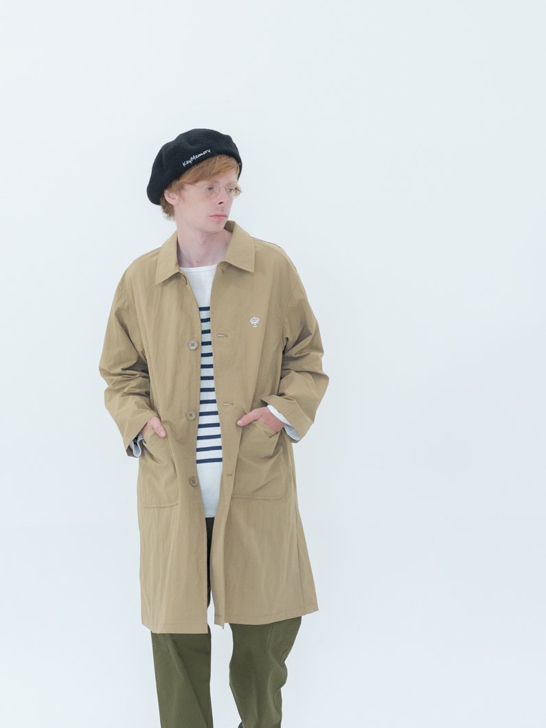 Nylon soutien collar coat | MOCA - KEY MEMORY Online Shop｜鎌倉