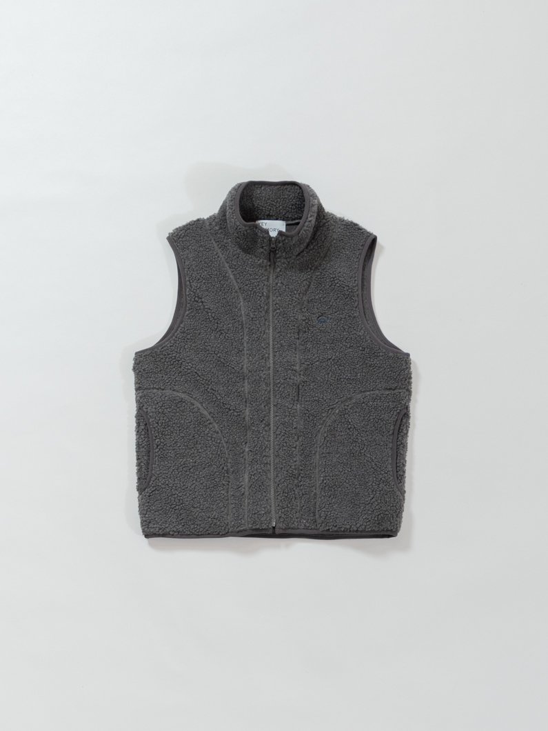 ボアベスト　グレー ボアベスト C.GRAY | 男女兼用 - KEY MEMORY Online Shop｜鎌倉