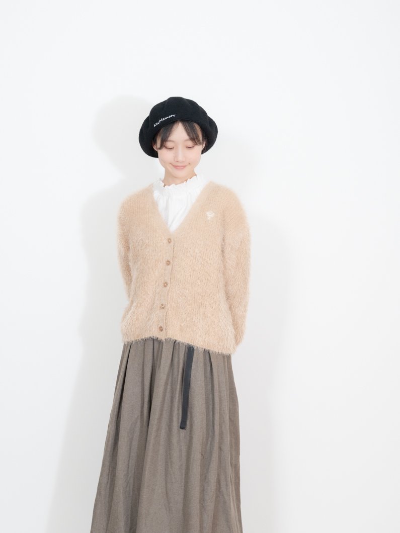 UNTORN Tokyo FUZZY KNIT cardigan カーディガン UNTORN Tokyo FUZZY