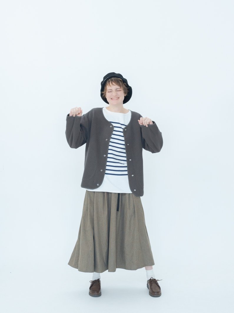 キルティングカーディガン | C.GRAY - KEY MEMORY Online Shop