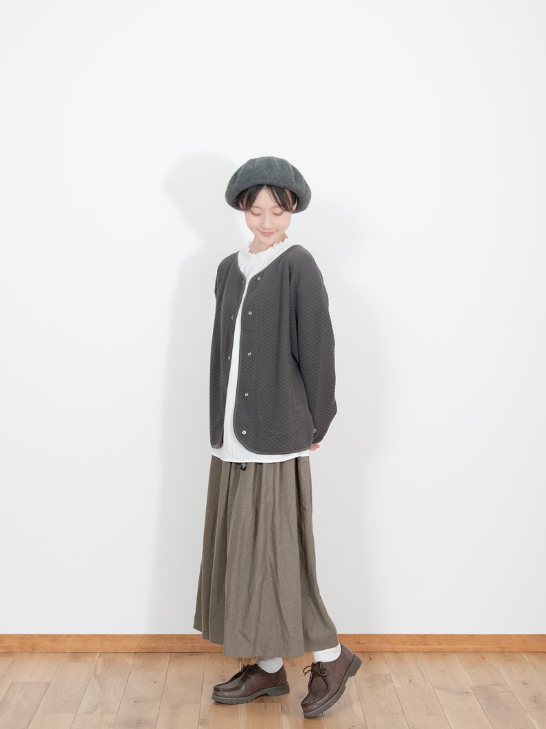 キルティングカーディガン | C.GRAY - KEY MEMORY Online Shop キルティングカーディガン | C.GRAY - KEY MEMORY Online Shop