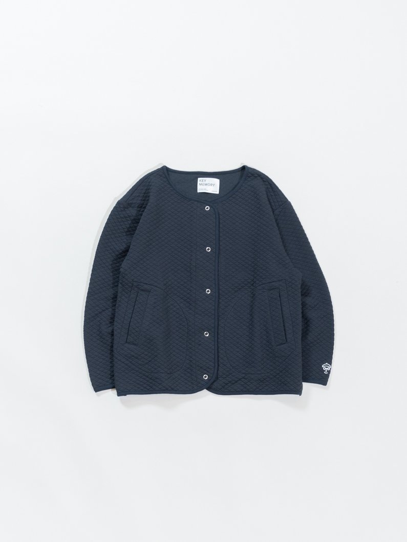 キルティングカーディガン | NAVY - KEY MEMORY Online Shop