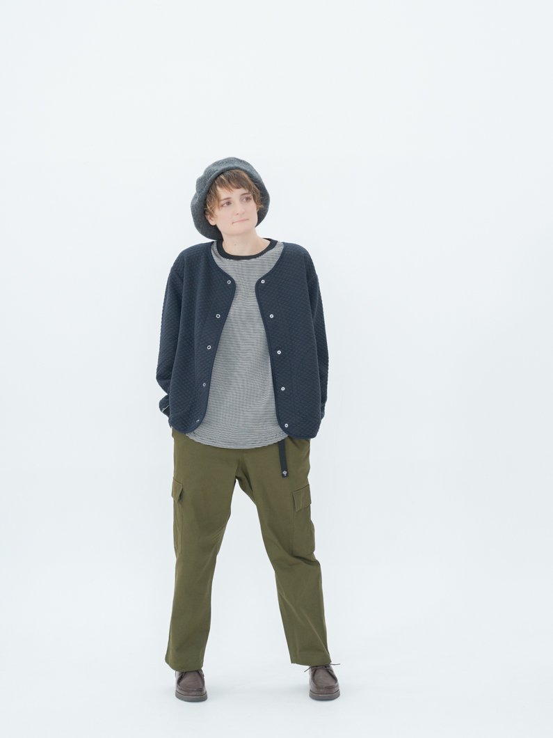 ネイビー ダイヤモンドキルティングカーディガン 182867751_o3.jpg?