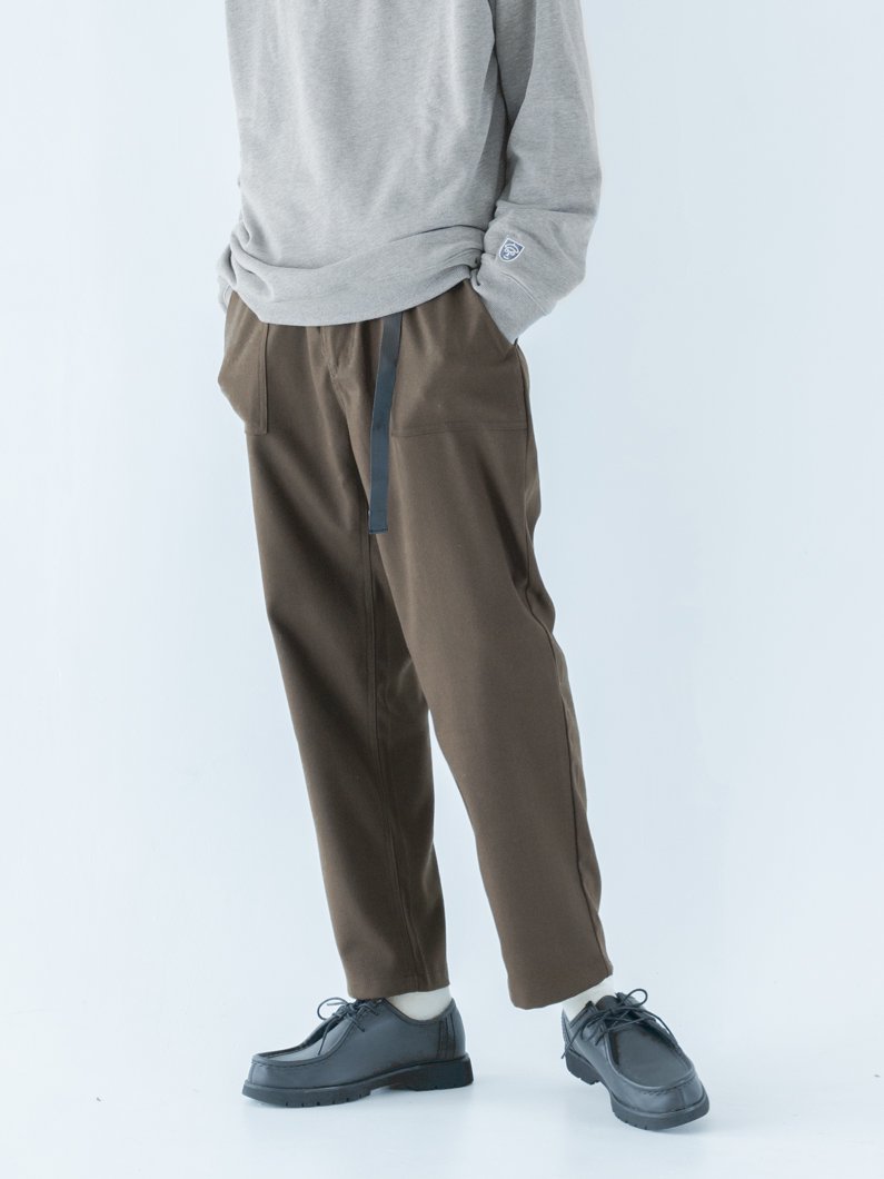 早割 旅行 pants like Wool KHAKI Shop Online MEMORY KEY - KEYMEMORY | パンツ