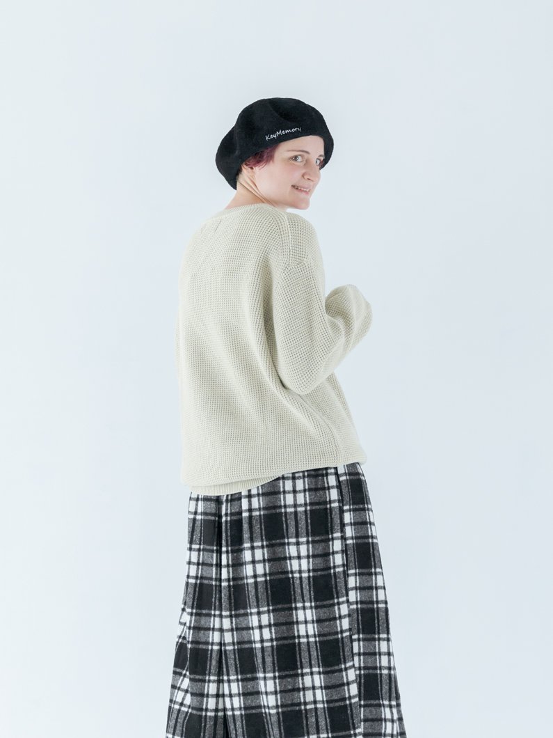 マシンウォッシャブルニット | IVORY - KEY MEMORY Online Shop｜鎌倉
