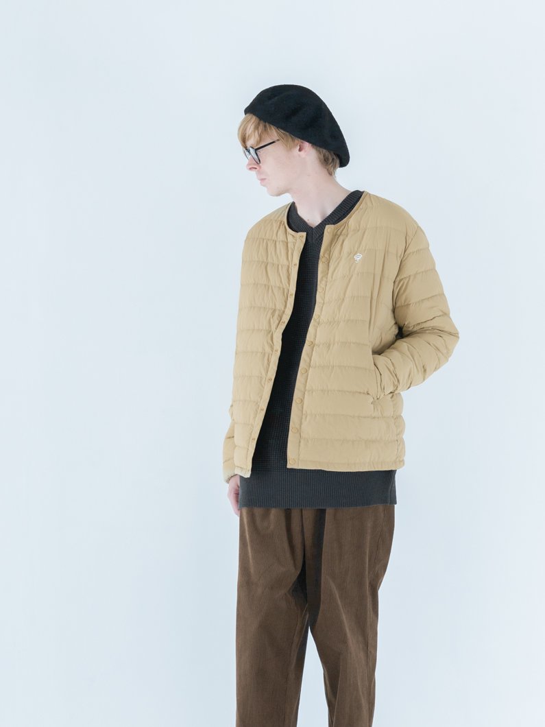 インナーダウンジャケット | BEIGE - KEY MEMORY Online Shop