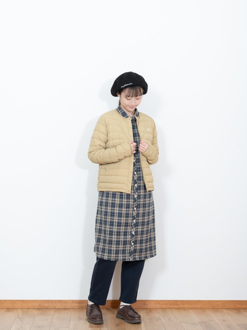 インナーダウンジャケット | NAVY - KEY MEMORY Online Shop