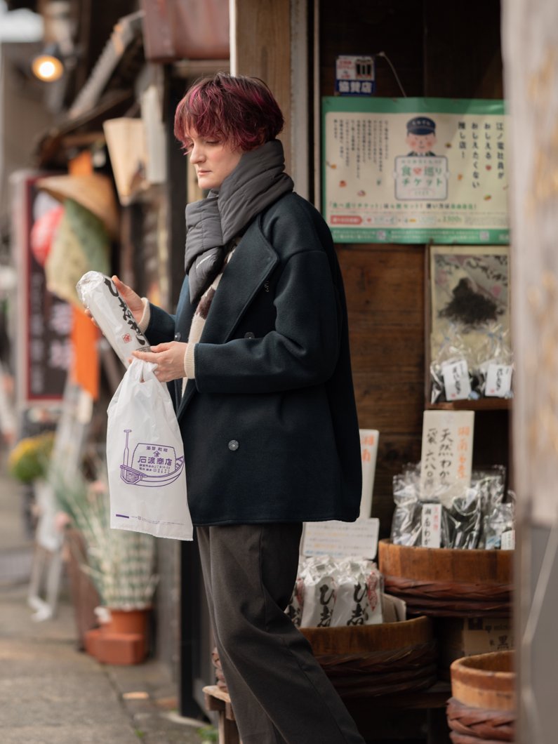 Melton double coat | NAVY - KEY MEMORY Online Shop|鎌倉 Melton double coat | NAVY - KEY MEMORY Online Shop|鎌倉