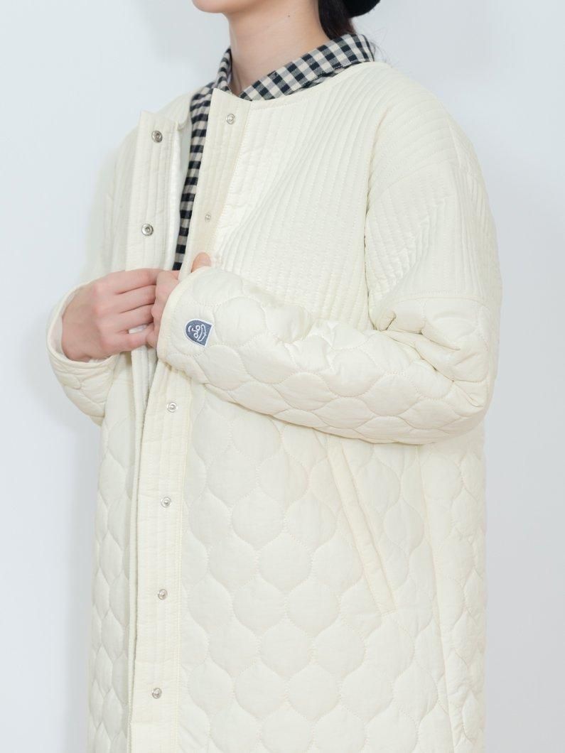 キルトロングコート | IVORY - KEY MEMORY Online Shop｜鎌倉