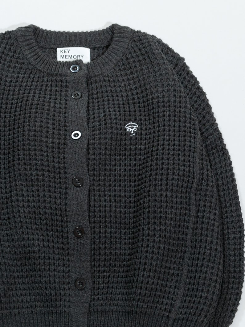 ワッフルニットカーディガン | C.GRAY - KEY MEMORY Online Shop ワッフルニットカーディガン | C.GRAY - KEY MEMORY Online Shop