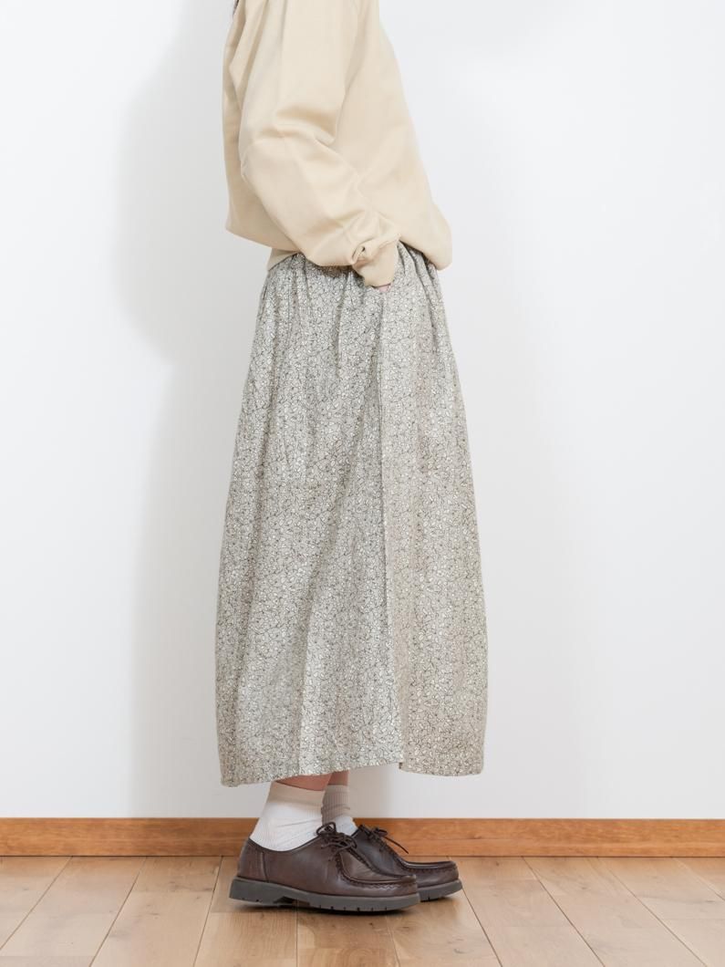 Flower gather skirt | GREIGE - KEY MEMORY Online Shop｜鎌倉