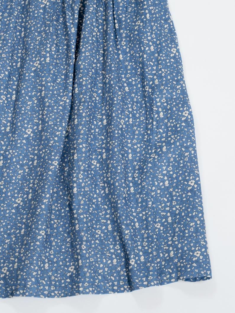 Flower gather skirt | BLUE - KEY MEMORY Online Shop｜鎌倉
