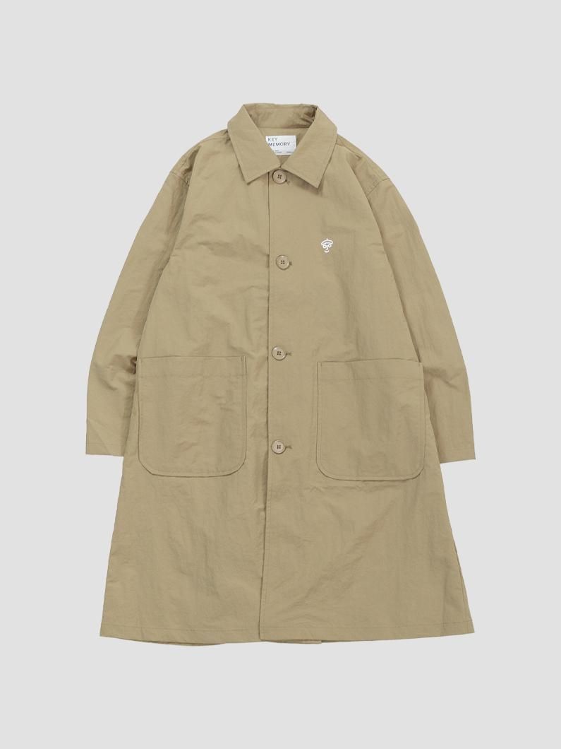 Nylon soutien collar coat BEIGE | オフィスカジュアルにも Nylon soutien collar coat BEIGE | オフィスカジュアルにも