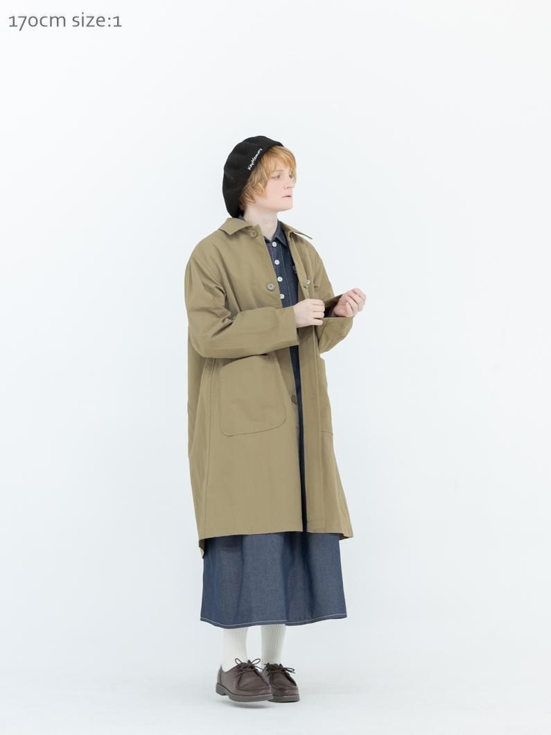 Nylon soutien collar coat | MOCA - KEY MEMORY Online Shop