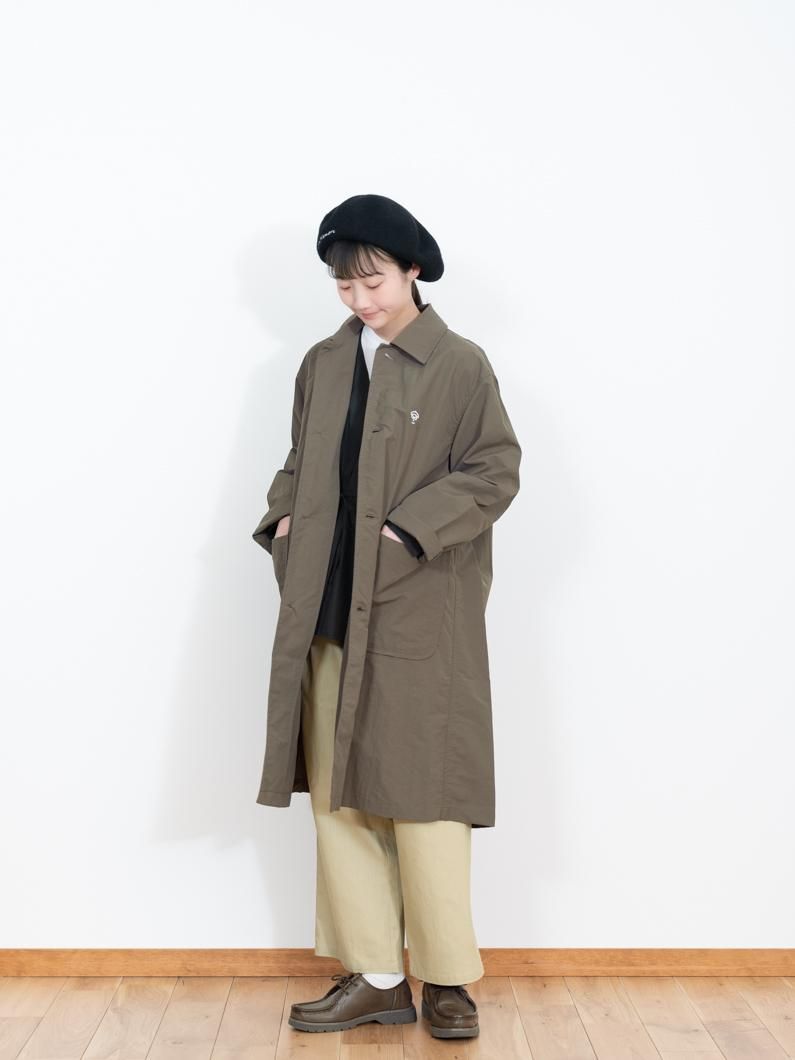 ナイロン ステンカラーコート | KHAKI - KEY MEMORY Online Shop｜鎌倉