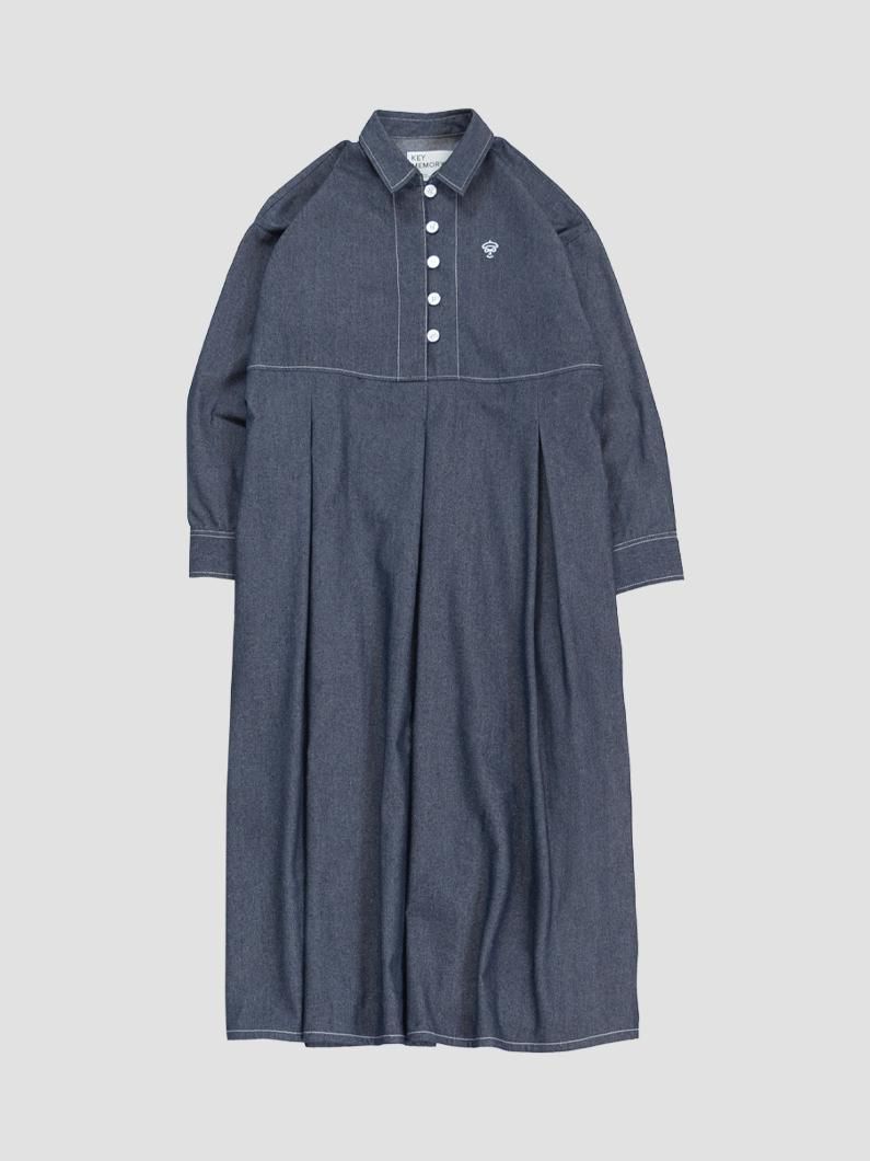 トップス kazuki-t-0128 デニムタックドレス | KEYMEMORY - KEY MEMORY Online Shop｜鎌倉