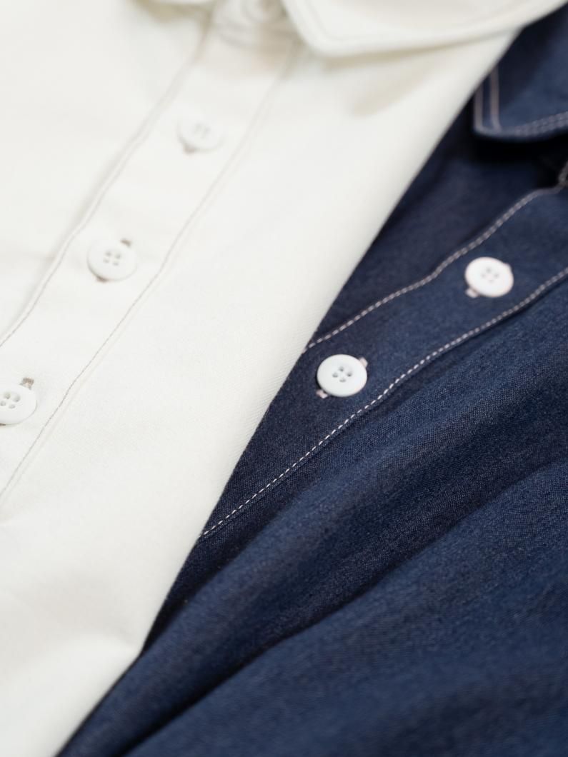 デニムプルオーバーシャツ | ユニセックス - KEY MEMORY Online Shop