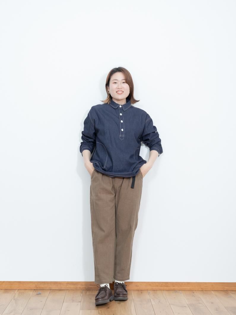 極美品 エンジニアードガーメンツ 現行 カグール デニムシャツ プルオーバー 極美品 エンジニアードガーメンツ 現行 カグール デニムシャツ プル