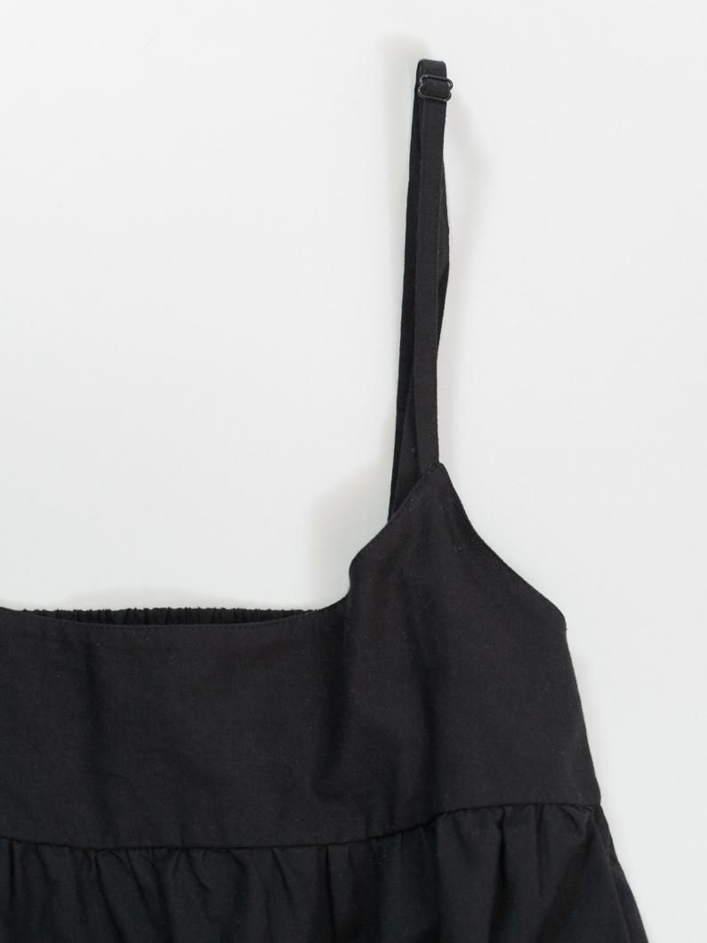 スカラップレースキャミソール | ブラック - KEY MEMORY Online Shop