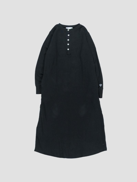 【KEY MEMORY】半袖ワンピース（黒） Caftan dress BLACK |爽やかワンピース - KEY MEMORY Online