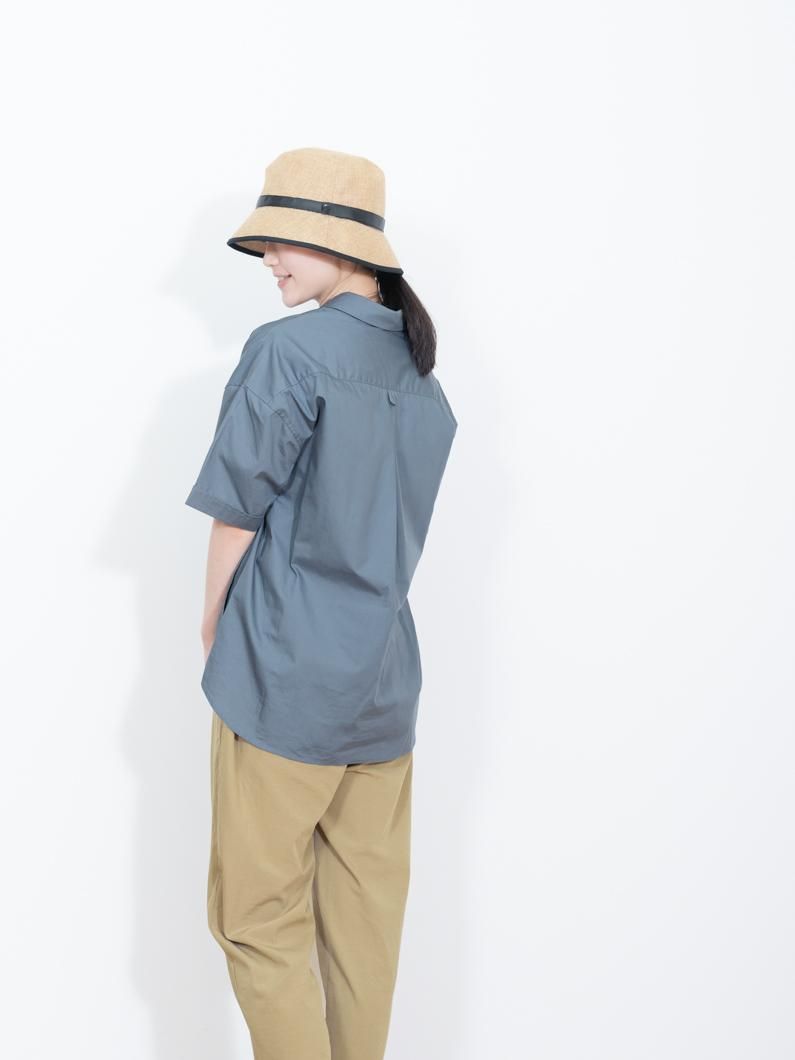 KEY MEMORY　キーメモリー　鎌倉　スナップボタンショートシャツ Snap pullover短袖シャツ|S.BLUE - KEY MEMORY Online Shop