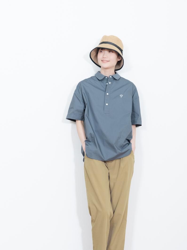 KEY MEMORY　キーメモリー　鎌倉　スナップボタンショートシャツ Snap pullover短袖シャツ|S.BLUE - KEY MEMORY Online Shop
