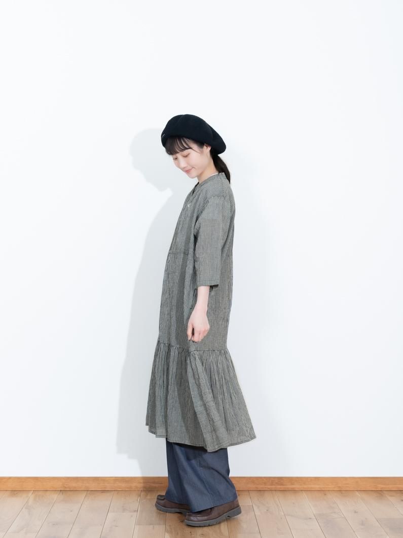 チェック柄ティアードワンピース | KEYMEMORY - KEY MEMORY
