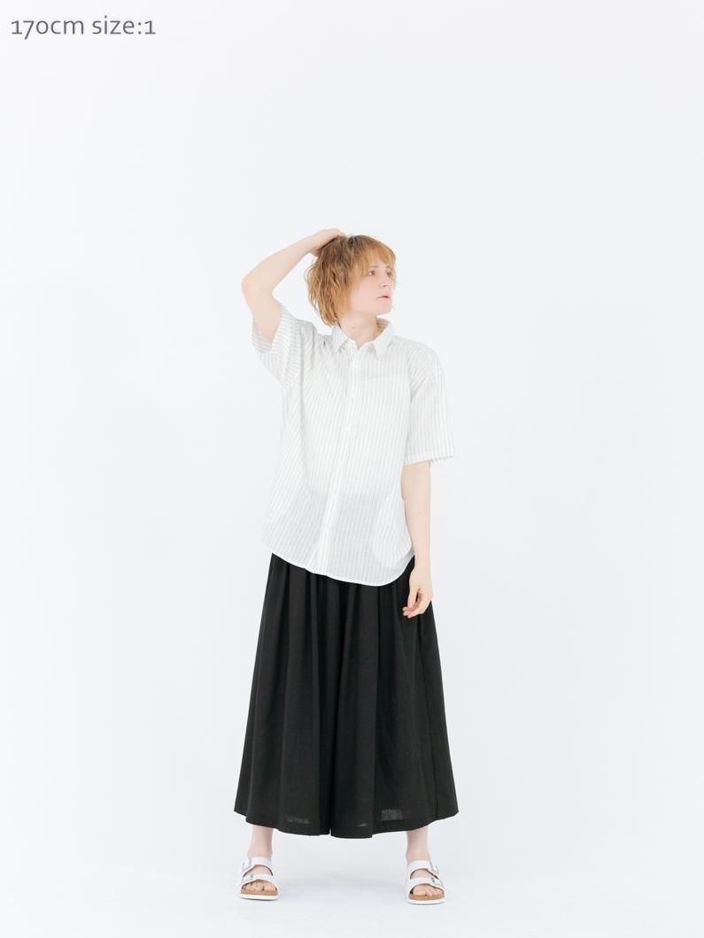 Linen snap short shirts | 夏に最適な半袖シャツ - KEY MEMORY