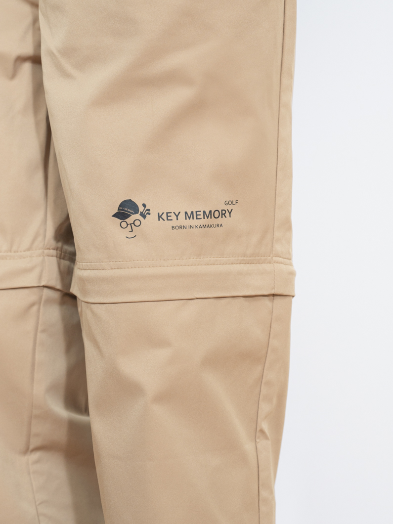 KEY MEMORY ゴルフ ショートパンツ ベージュ ゴルフパンツ | ベージュ | デュアルスタイル - KEY MEMORY