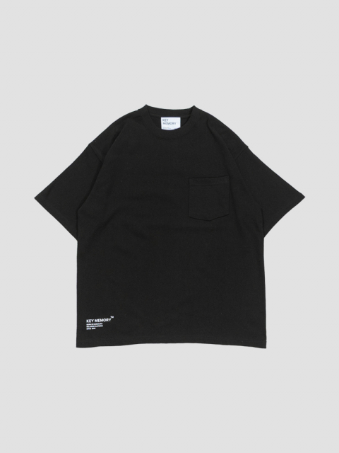 Oversized logo T-shirts BLACK