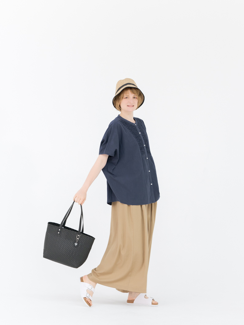 Woven mercado bag BLACK | 夏のカゴバッグ - KEY MEMORY Online