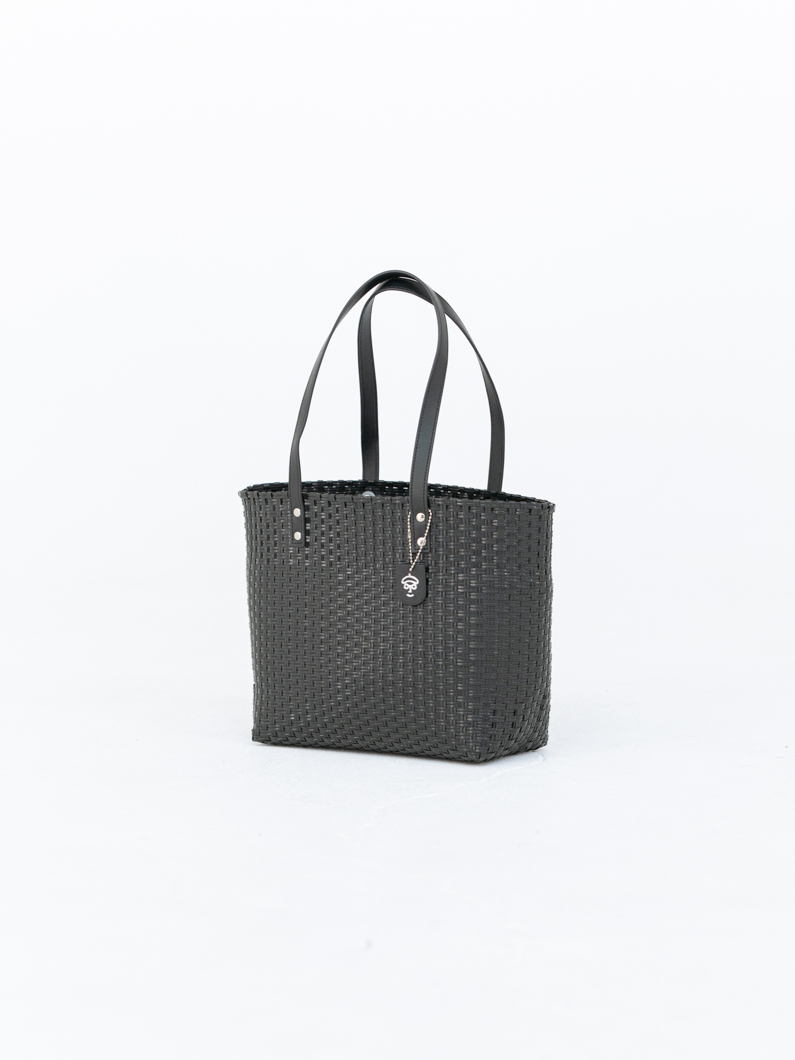 Woven mercado bag BLACK | 夏のカゴバッグ - KEY MEMORY Online
