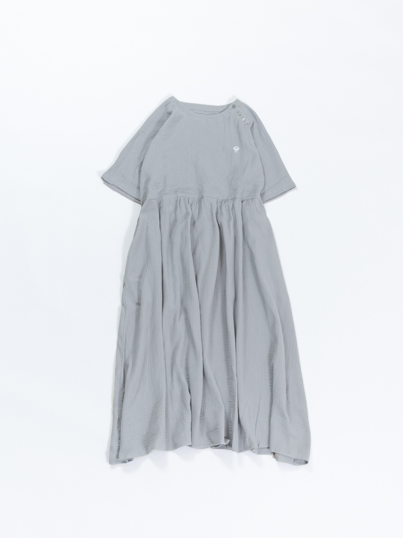 ダブルガーゼドレス | BLUEGRAY - KEY MEMORY Online Shop｜鎌倉